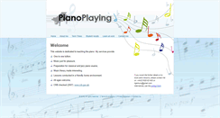 Desktop Screenshot of pianoplaying.co.uk